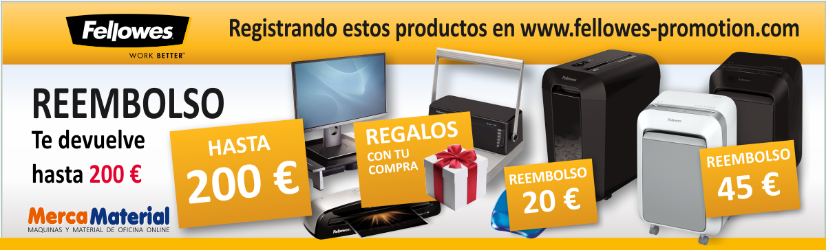 Reembolso comprando Fellowes