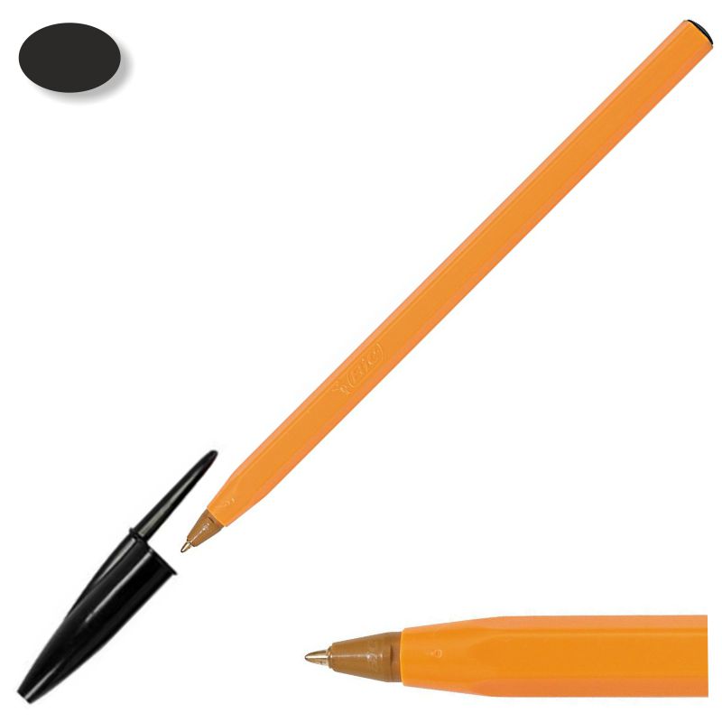 Bolígrafo Bic naranja negro