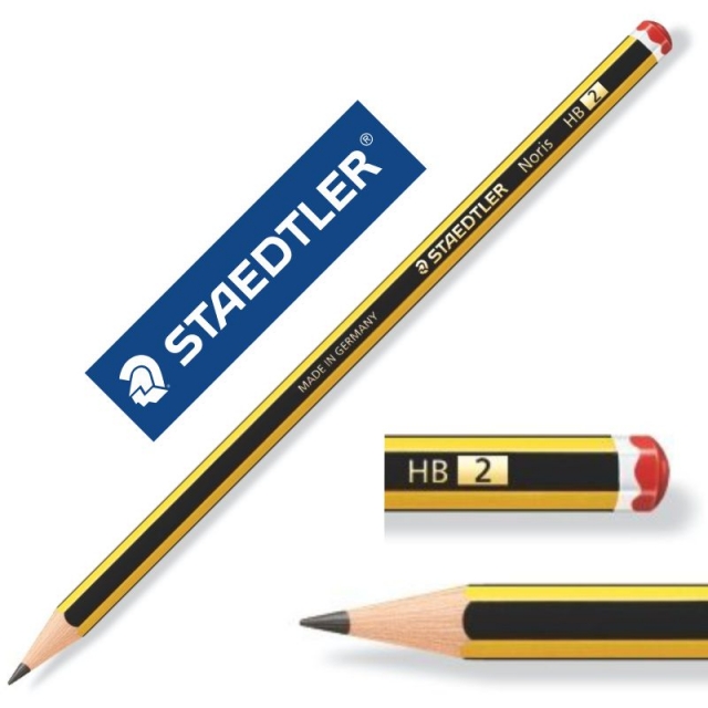  STAEDTLER 120-2 lápices de grafito Noris - HB (caja de 12) :  Productos de Oficina