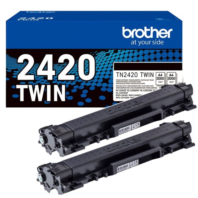 Comprar Brother TN2420TWIN, Pack ahorro 2 toner 6000 pginas