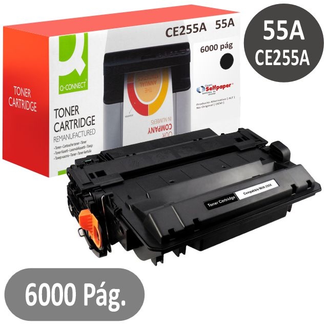 Comprar Toner compatible HP 55A,  CE255A 6000 Pginas