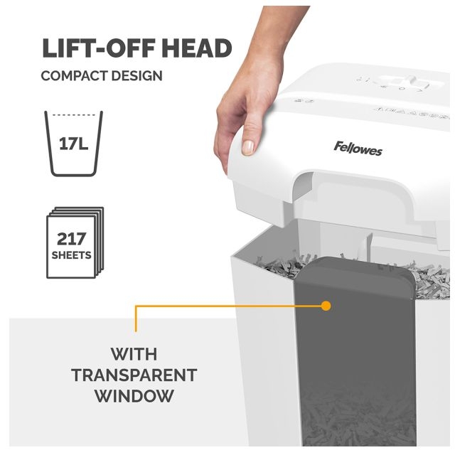 fellowes lx70 blanca destructora papel blanca