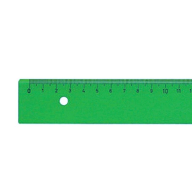 FABER CASTELL Regla 30 cm Graduada verde 813, (1 u.) - Maosa Oficinas, S.L.