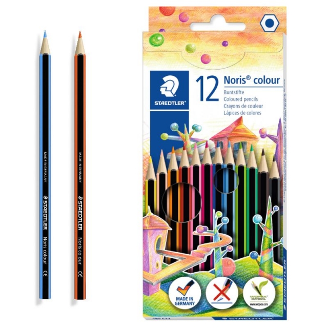 Lapices de madera Staedtler Noris Colour 12 colores