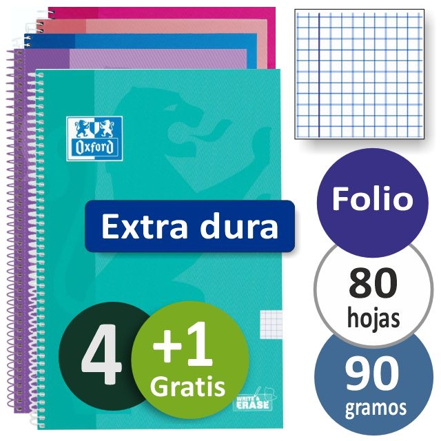 Comprar Libretas Oxford Tapas extraduras nuevos colores tendencias