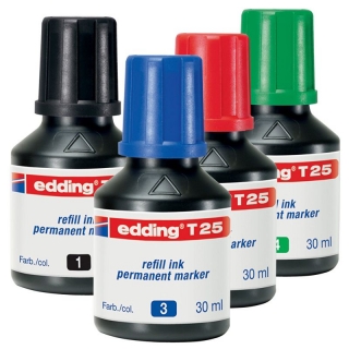 Edding T25, Frasco de tinta permanente  T25-001