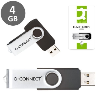 Memoria USB, pincho, pendrive 4 Gigas,  Q-connect KF41511