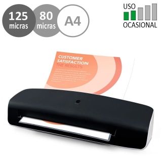 Plastificadora Q-Connect Din A4, 125 micras,  Qconnect KF17001