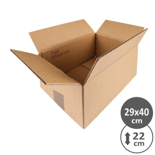 Cajas de embalar medianas, 29x40 x22  Q-connect KF26135