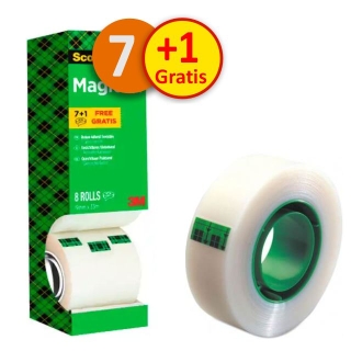 Pack 7+1 cinta adhesiva Scotch