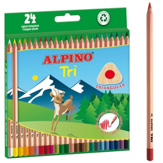 Caja 24 lpices de colores Alpino  AL000129