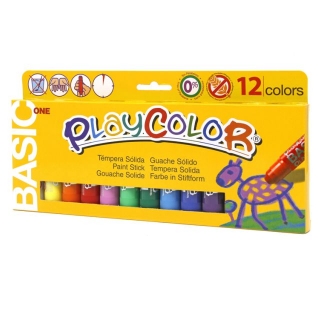 Tmperas solidas Playcolor Basic One escolar  Instant 10731