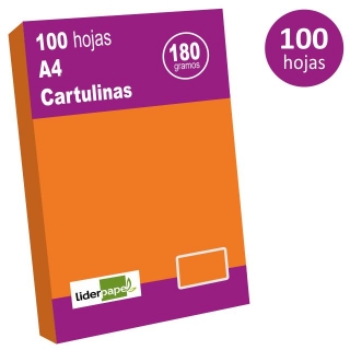 Pack 100 hojas cartulinas Din A4,  CT10